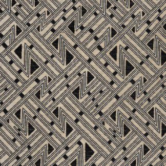 kongaline textile black white geometric triangles abstract